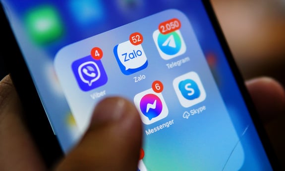 Zalo is inching closer to being the most used social platform in Vietnam.